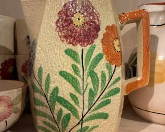 Japanese ceramic pitcher