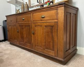 Antique wood dresser