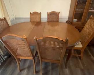dining room set with 6 chairs