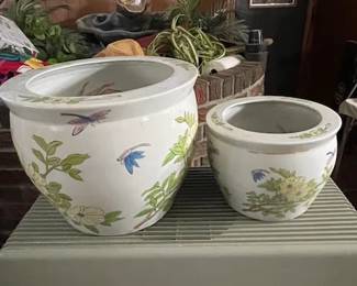 Asian Butterfly planters Large & small