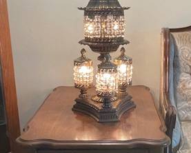 Hollywood Regency Waterfall lamp 1 of 2
