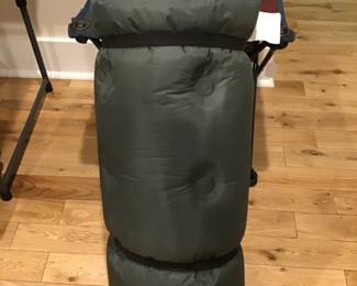 Camping mattress and seat