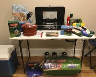 Camping gear and supplies