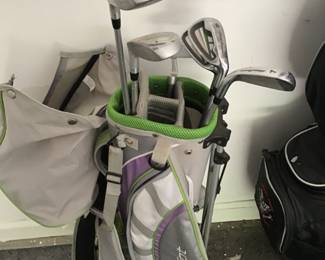 Kids golf set with bag