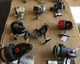 Tons of fishing reels