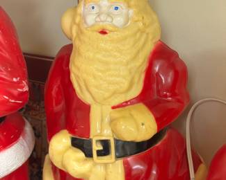 Vtg Christmas Blow Mold