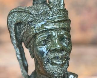 Green Verdite Shona Tribe Stone Carving
