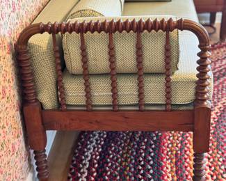 Jenny Lind Style Fabric Daybed