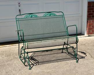 1960s Russell Woodard Style Patio Glider