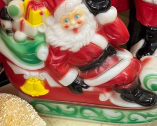 Vtg Christmas Blow Mold