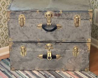Vintage Aluminum Trunks