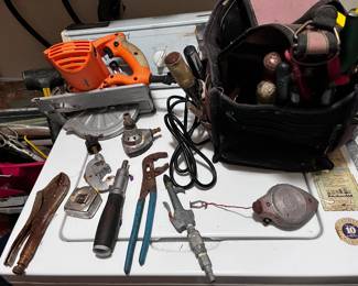 Various hand tools and Circular Saw