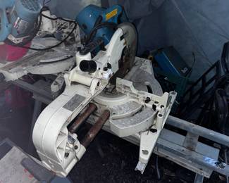 Sliding Miter Saw with table.