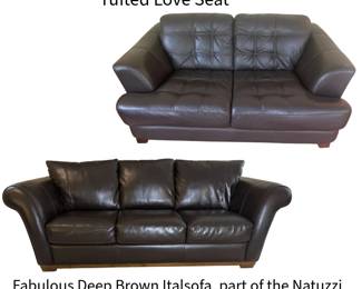 Leather Furniture--from Star Furniture and Italsofa