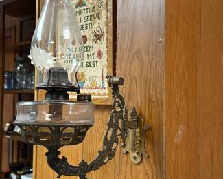 Wall kerosene lantern