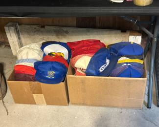 Boxes of ball caps
