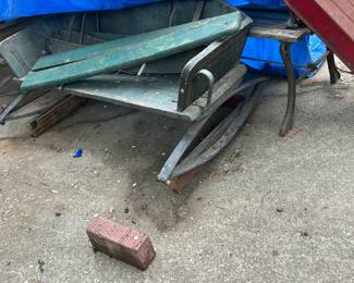 Antique buckboard seats - there are two.