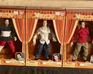 Large NSYNC collector action figures