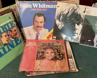 Nat king Cole, slim Whitman, Frankie Laine