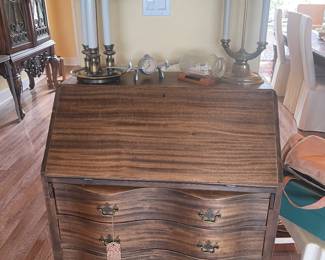 antique secretary -stiffel lamp   SO MUCH QUALITY  AT THIS ONE