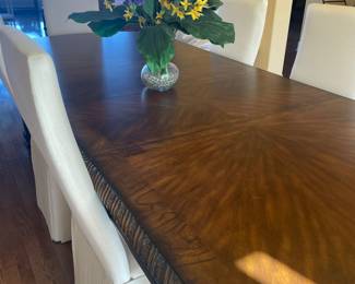 large dining table -w/ chairs 8 or 10 ill ad correct count soon
