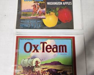 VINTAGE APPLE CRATE LABLES