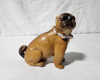 19TH CENTURY PUG WITH ADORABLE FACE