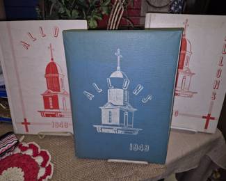 Convent of The Sacred Heart "Allons" 1948-1950 yearbooks. Thank you again for attending our sales, we do appreciate your support and business.  Randy and Donna and The Pen and Pencil Team 