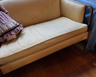 Vintage settee down filled
