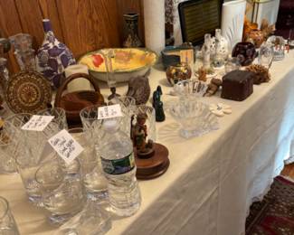 Rosenthal and Crystal pieces