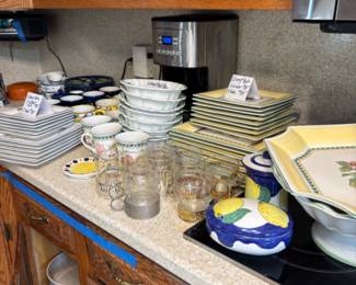 Villeroy and Boch plates and dessert sets