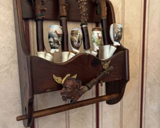 Antique pipe collection