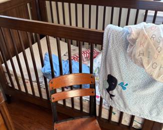 Baby’s crib up to code ! Looks like pottery barn