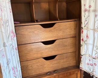 Inside armoire