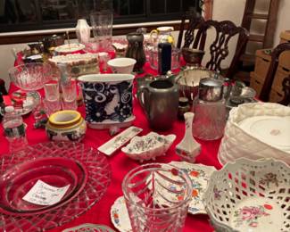 Miscellaneous designer porcelain pieces