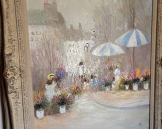 Signed oil painting