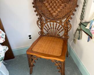 Victorian wicker chair (1)