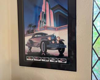 Art deco frames orginal poster