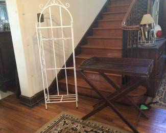 metal bathroom towel shelf