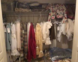 custom window treatments & tableclothes