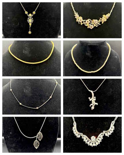10 Vintage Costume Necklaces 2 not in pic