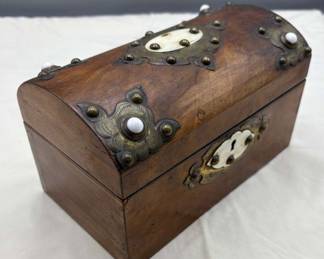 Antique English Tea Caddy