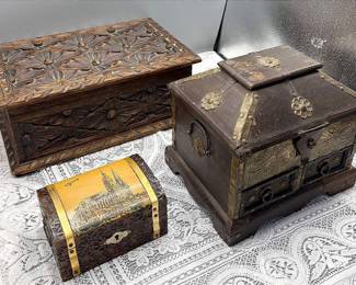 Vintage Wooden Boxes