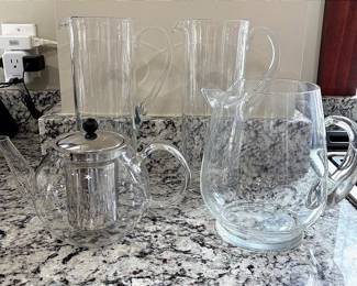 Glass Pitchers Teapot