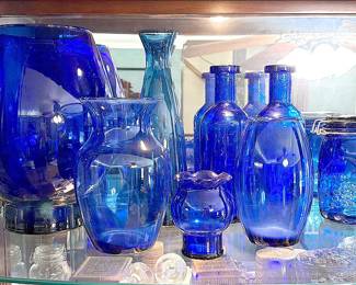 Colbalt Blue Glassware