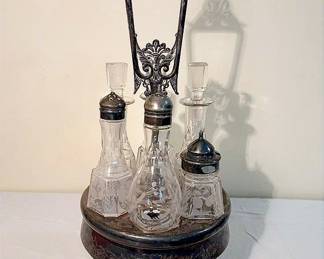 Antique Wilcox Cruet Set