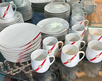 Vintage TWA China Set