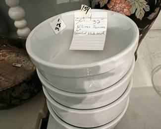 #154 Williams Sonoma set of 4 Casserole Bowls $32.00