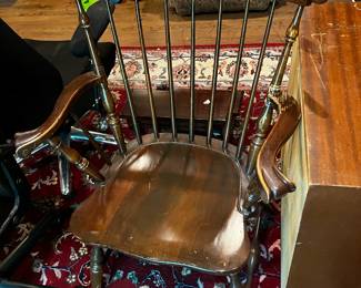 #75 Wood Windsor Chair (as is finish) $30.00