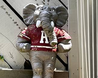 #213 concrete elephant statue ?3 foot tall? $40.00
